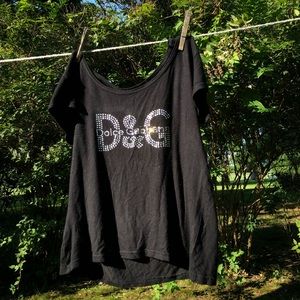 Dolce & Gabanna Y2K Bedazzled Tee